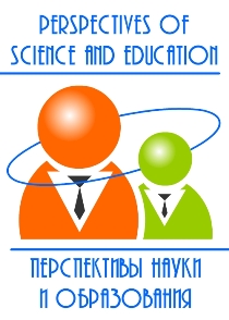 Обложка журнала «Перспективы науки и образования»