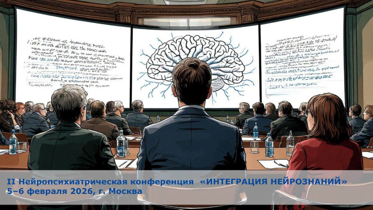 Иллюстрация к новости „II Нейропсихиатрическая конференция «Интеграция нейрознаний» — 5–6 февраля“