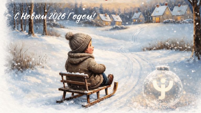 Иллюстрация к новости „Портал PsyJournals.ru поздравляет своих авторов и читателей с Новым 2026 годом!“