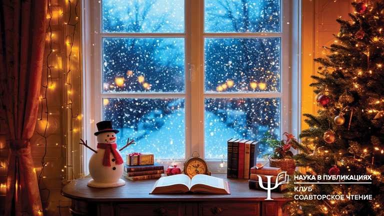 Figure for the news „The reading society “Co‑Author Reading” wishes you a Happy New Year!“