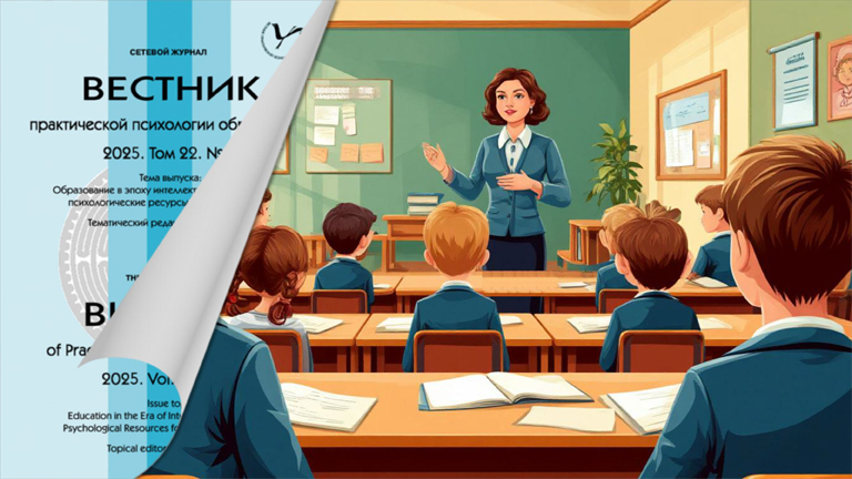 Иллюстрация к новости „О психолого-педагогическом обеспечении образовательных организаций в Свердловской области в журнале «Вестник практической психологии образования»“