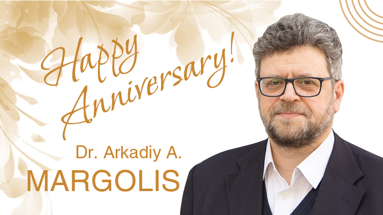 Figure for the news „On the Occasion of the Anniversary of Professor Arkadij Margolis, Rector of MSUPE“