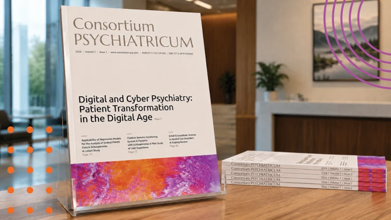 Figure for the news „On Digital Transformation in Psychiatry, a Chatbot for Patients with Schizophrenia, and Art Therapy for Anxiety in Consortium Psychiatricum Journal“