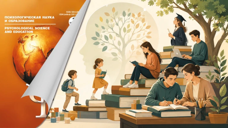 Figure for the news „On the psychological aspects of learning and growing up in the "Psychological Science and Education" journal“